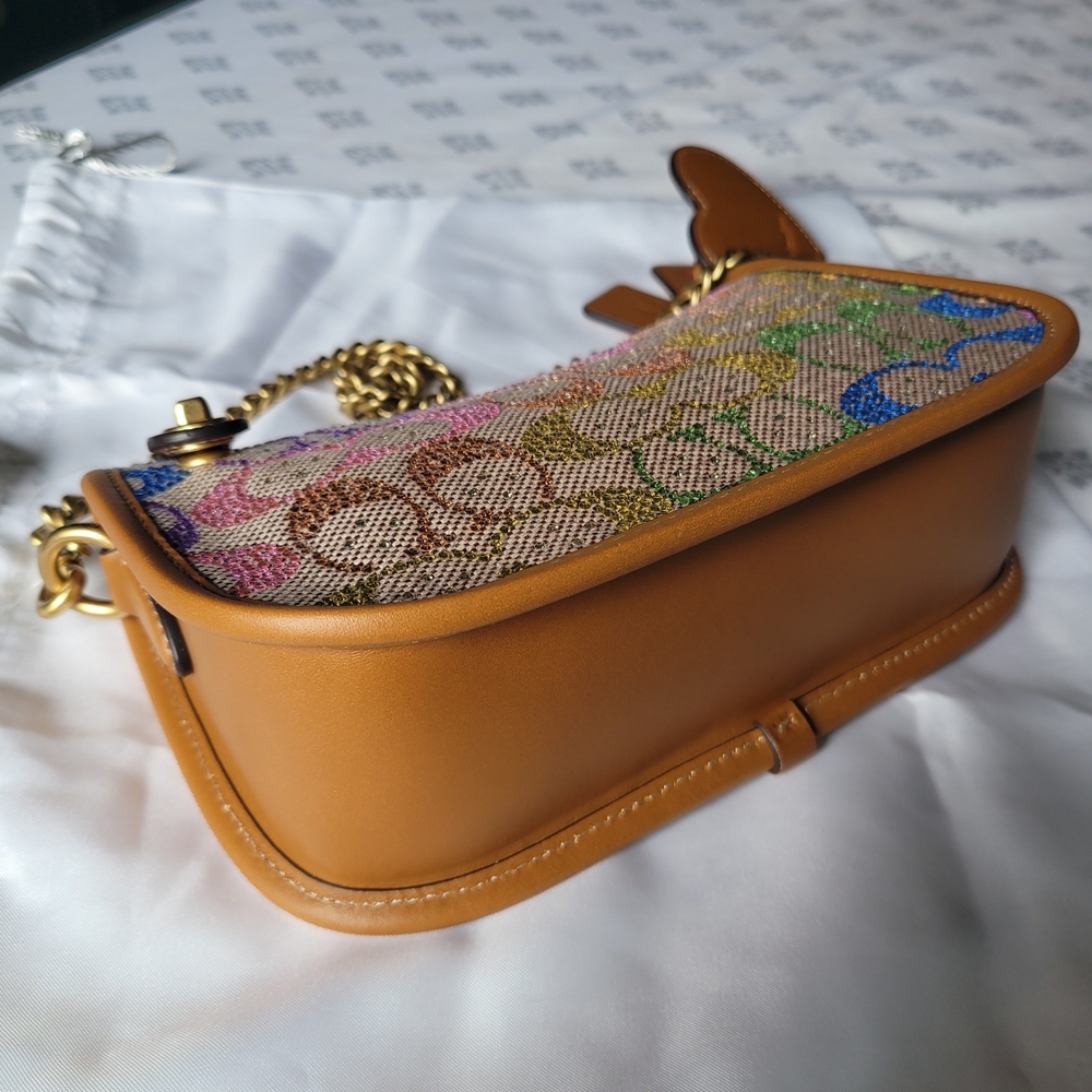 Coach Candy Rainbow Crystal Swinger Size 20 - Picture 5 of 14